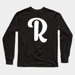 Letter R Long Sleeve T-Shirt